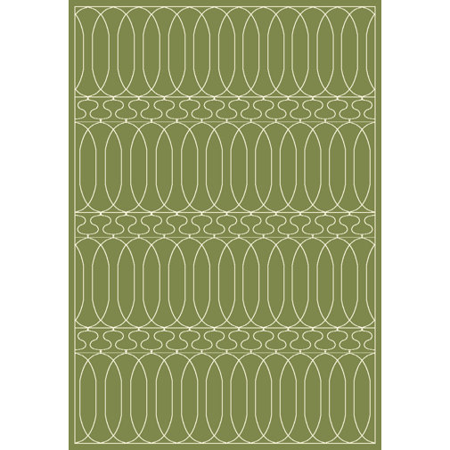Dynamic Rugs Trend Dark Green Geometric Area Rug Wayfair